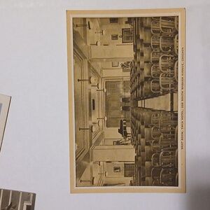 Sepia Concert Hall Wall Postcard /Art Unbranded